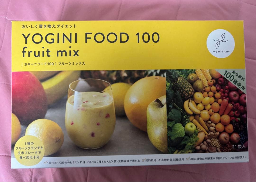 YOGINI FOOD 100 フルーツミックス 21袋 YOGINI FOOD 100 フルーツミックス 44g×21袋 YOGINI FOOD 100 フルーツ