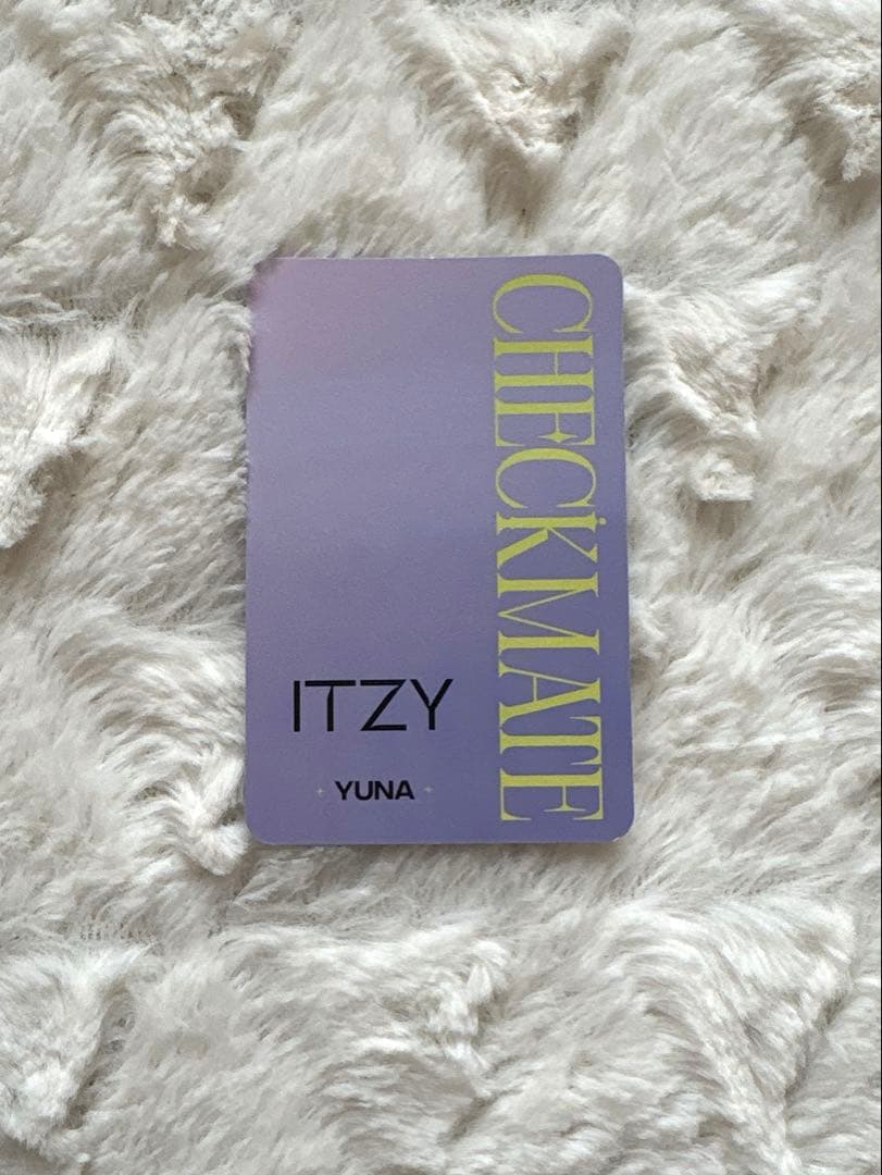 ITZY checkmate soundwave ユナ トレカ - メルカリ