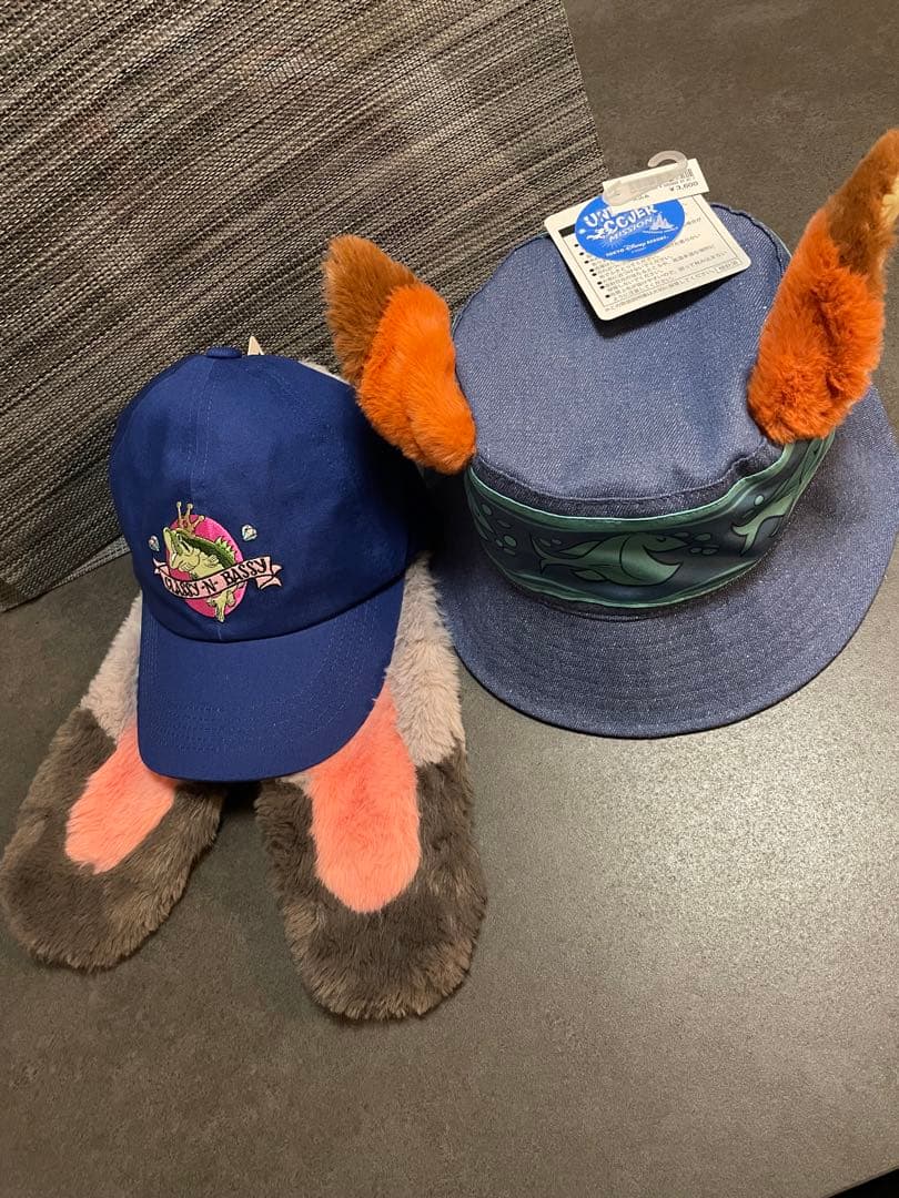 2点タグ付き】ディズニー ズートピア ファンキャップ ニック ジュディ