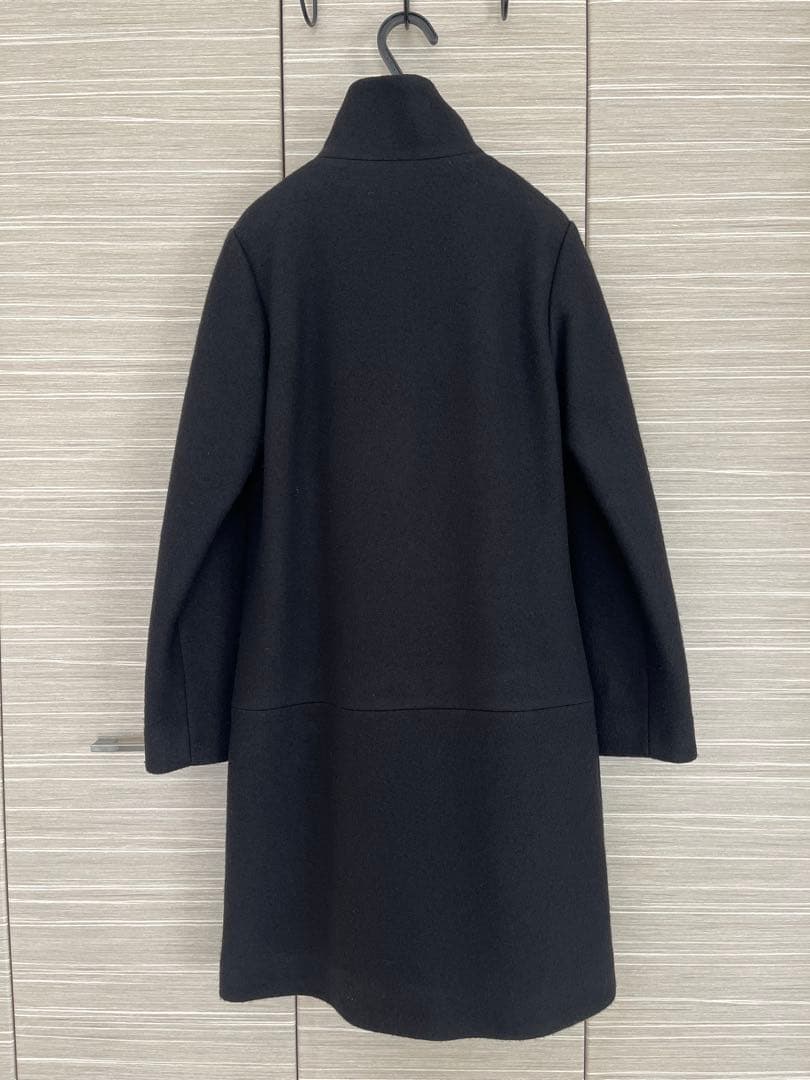 美品】agnes b. (アニエスベー)ウールコート 黒 H174-JW63 - メルカリ