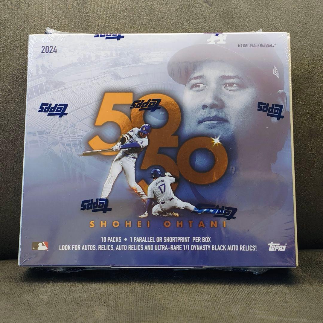 シュリンク付き 未開封BOX 2024 Topps 大谷翔平 50/50 限定 - メルカリ