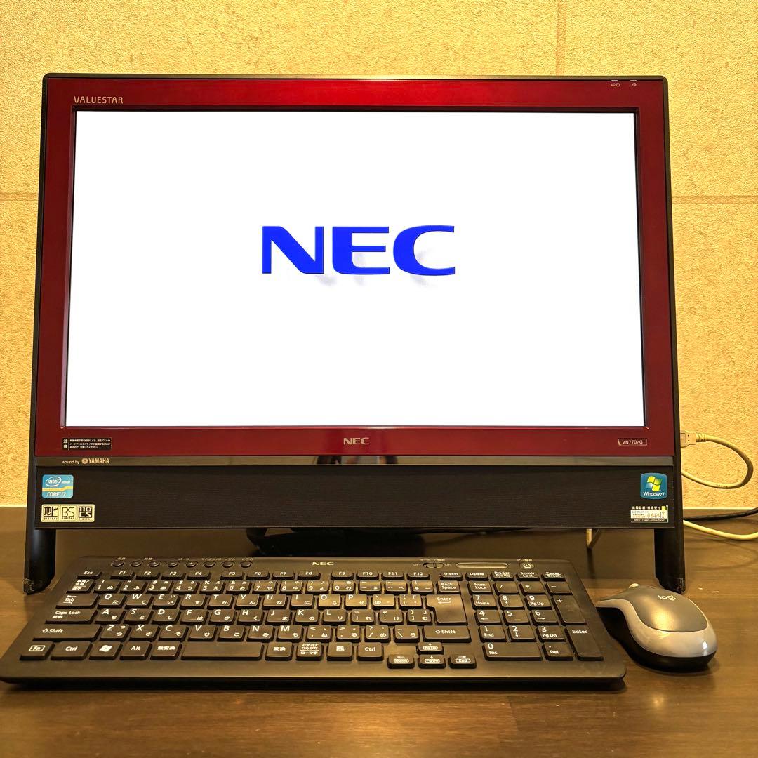 【美品】 一体型パソコン NEC VALUESTAR VN770/GS6R 中古 価格.com - NEC VALUESTAR N VN770/GS6B PC-VN770GS6B [ファイン