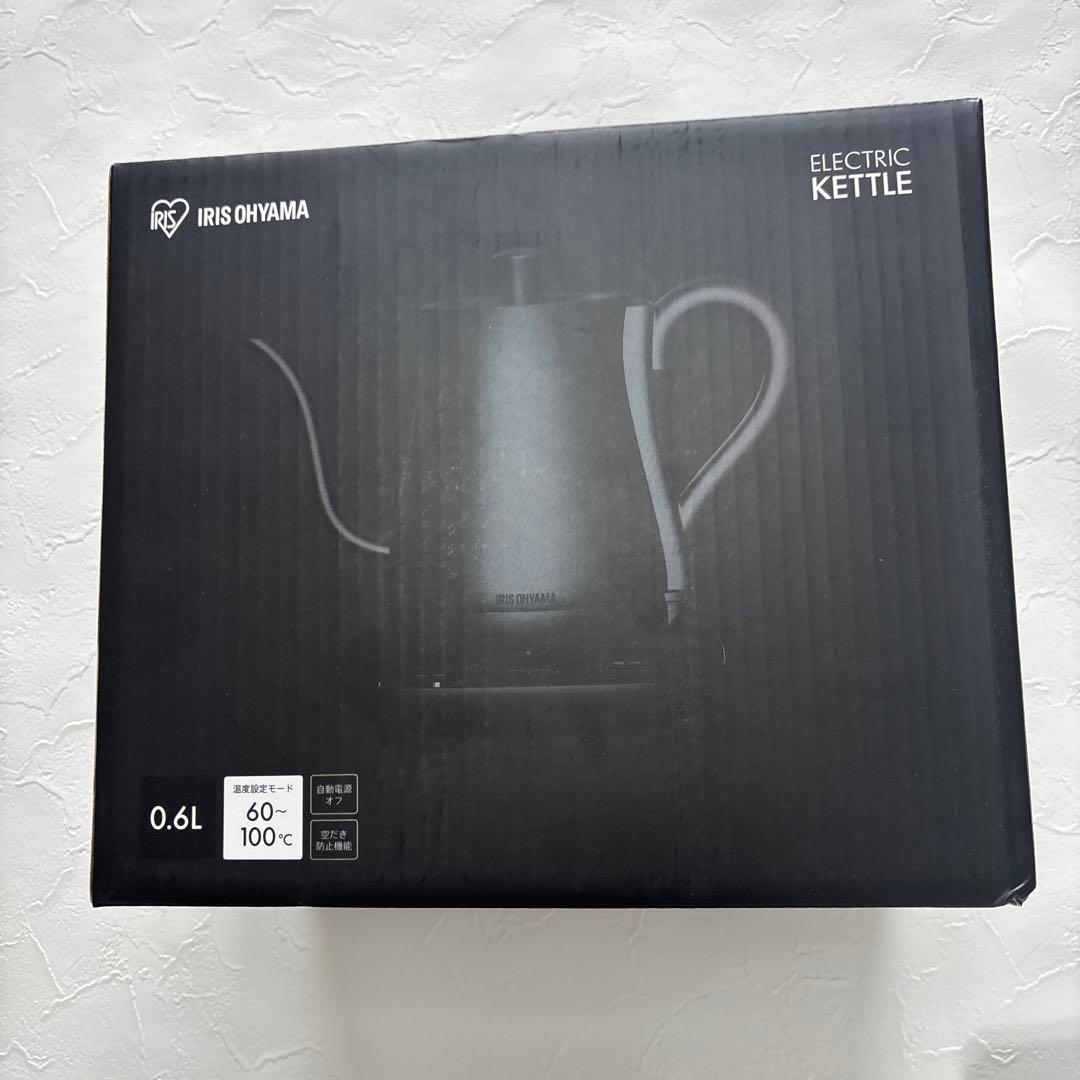 IRIS OHYAMA 電気ケトル 0.6L IKE-C600T