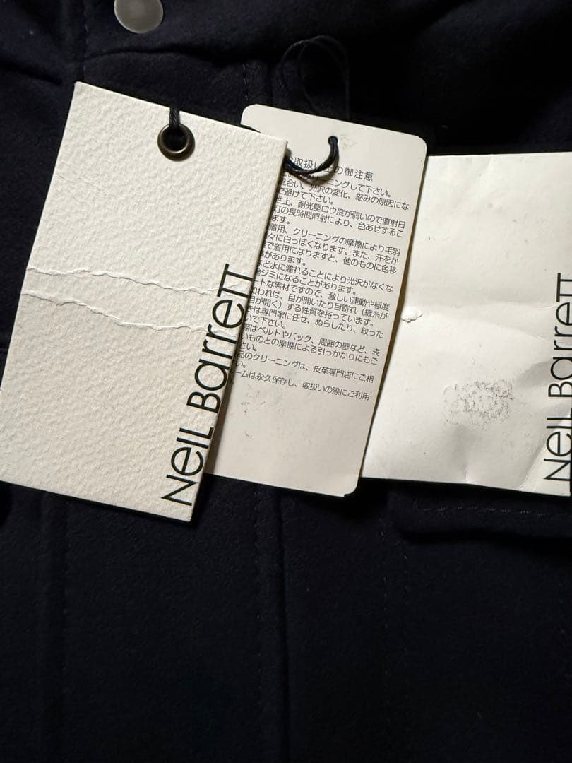 ニールバレット ウールZIP ミリタリー モッズコート リチウムオム
