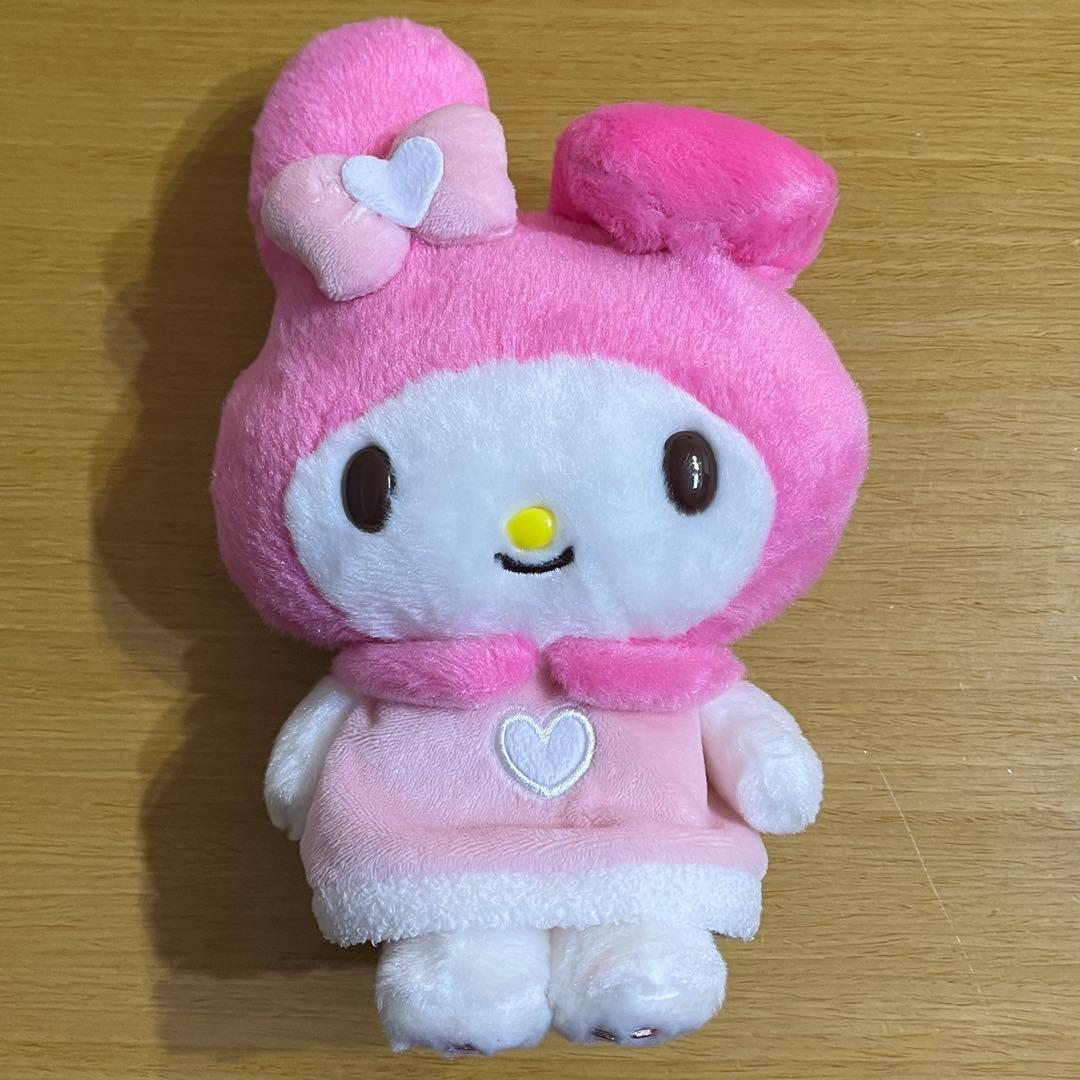 ワンポイントハートシリーズ ぬいぐるみS(マイメロディ) - メルカリ