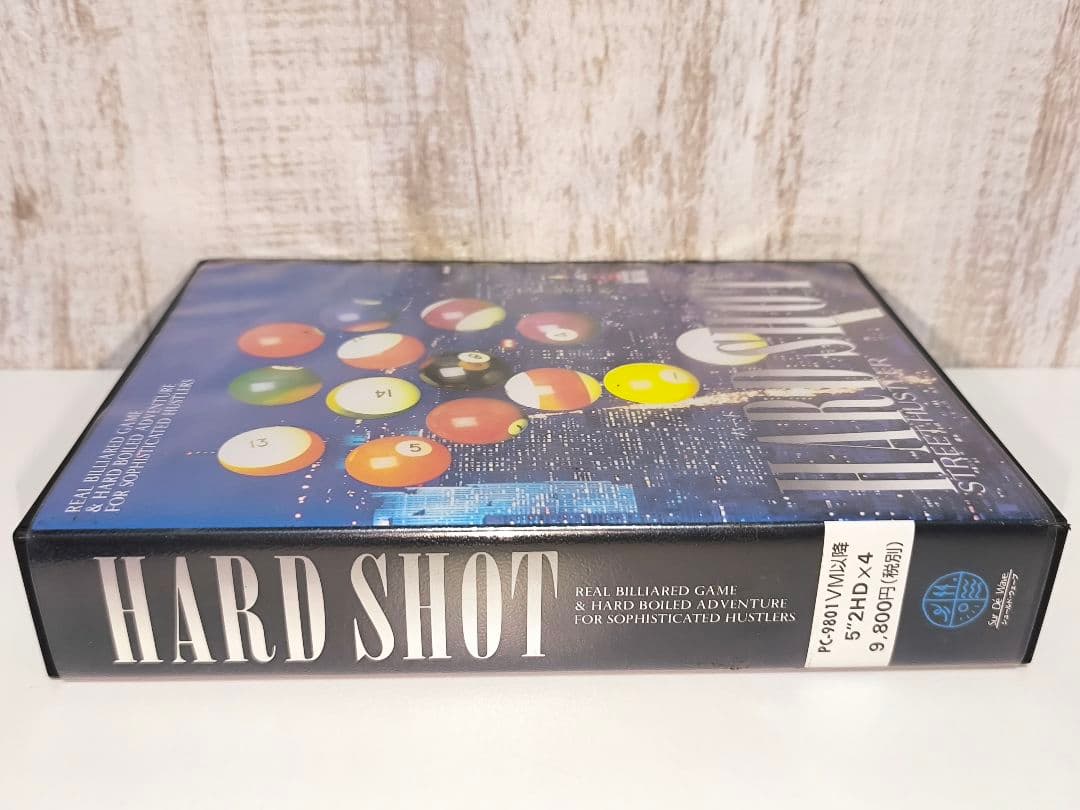 HARD SHOT ハードショット PC-9801 5インチ 2HD ビリヤード