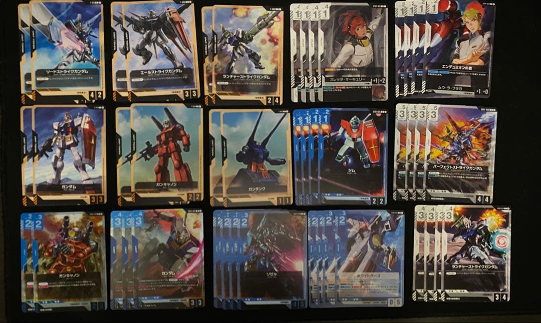 ガンダムカードゲーム 青白ユニコーン コントロール 構築済デッキ 調整