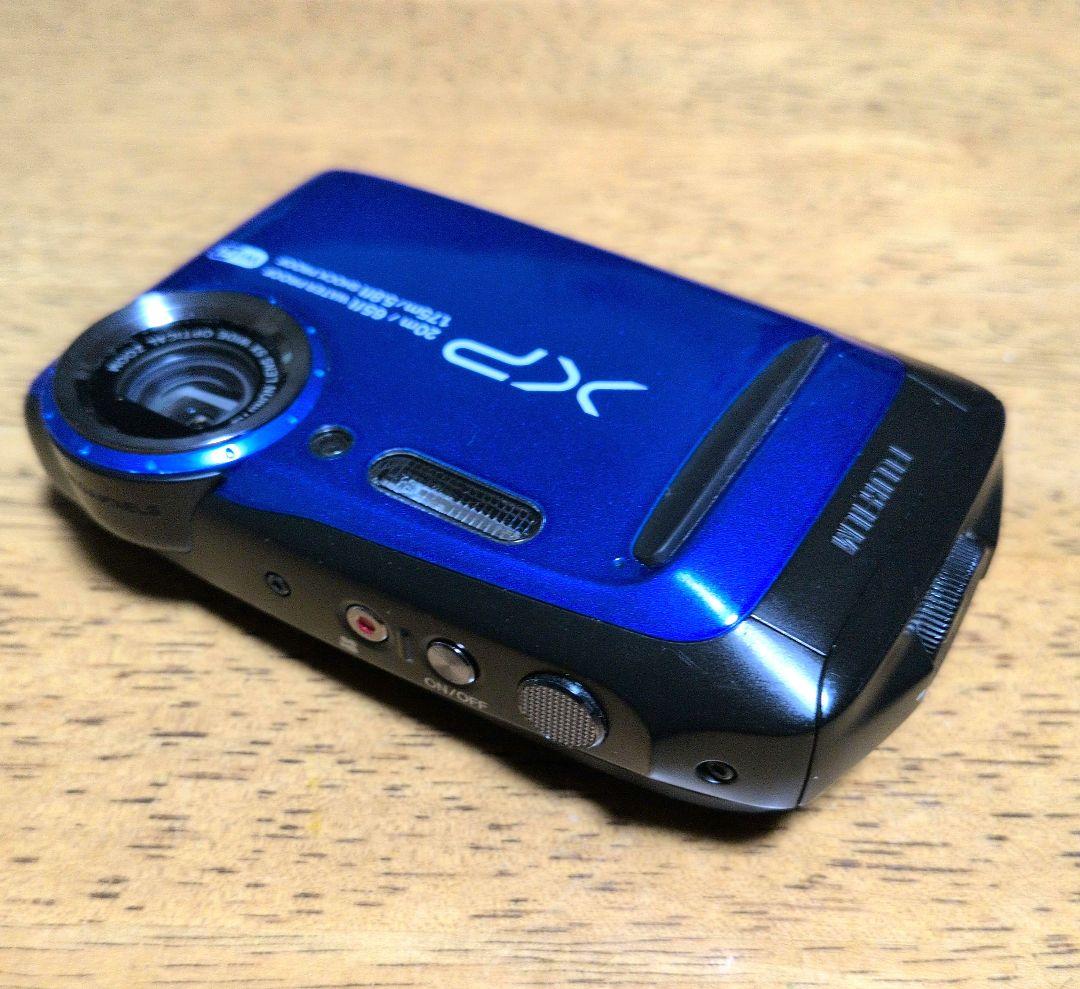 FUJIFILM FinePix XP120 防水カメラ ブルー Wi-Fi - メルカリ