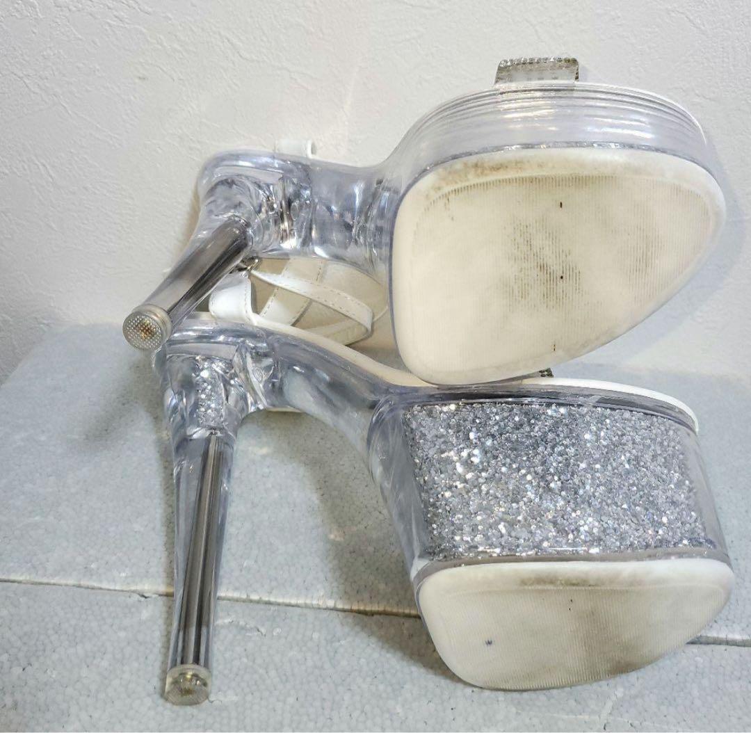 ANGEL R グリッターサンダル 38サイズ M10938209 - 靴最高