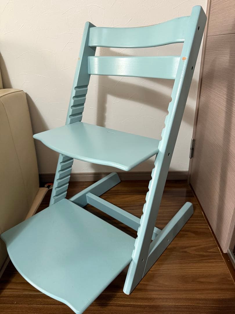 ストッケ　トリップトラップ　水色　ベビーチェア ストッケ トリップトラップ ベビーチェア ブルー 廃盤カラー/STOKKE