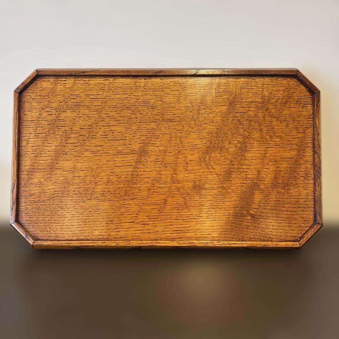 小島雄四郎 螺鈿 楢 小盆 民芸 角切盆 木箱入 黒田辰秋