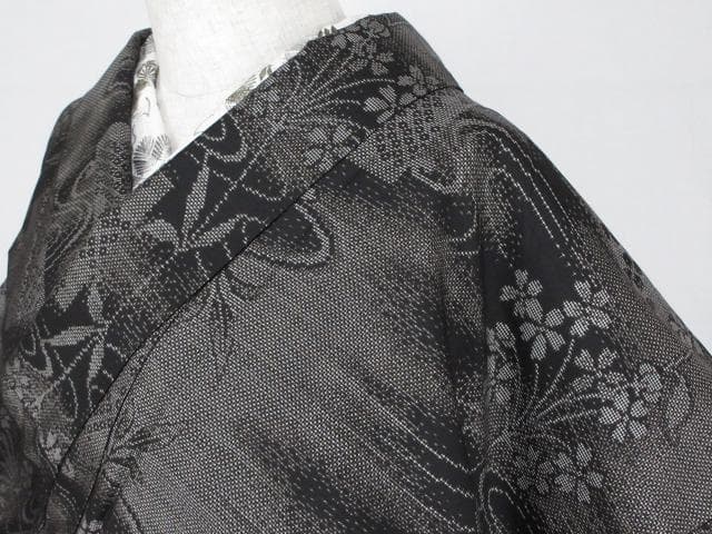 未着用に近い！純泥染＊7マルキ＊本場大島紬＊窪田織物＊着物