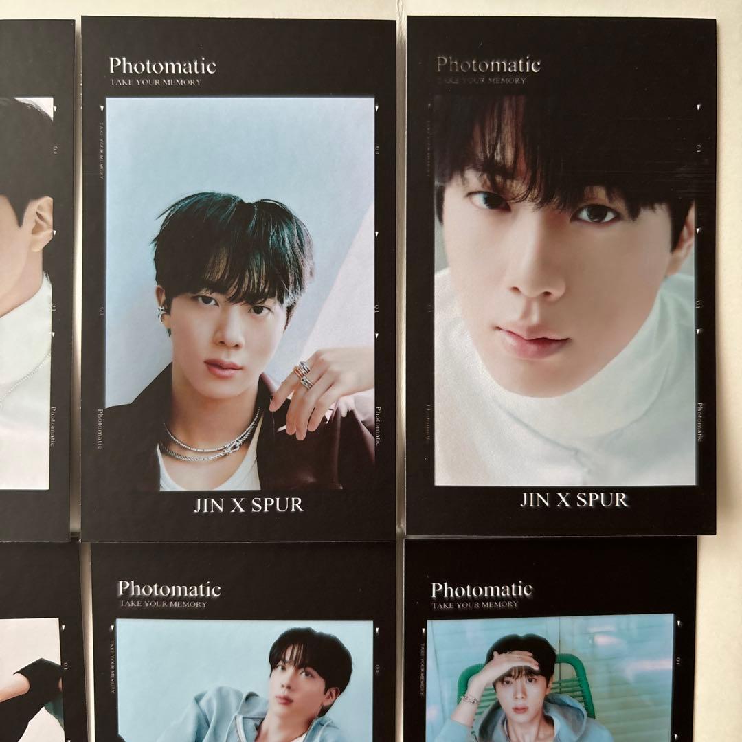 専用 BTS Jin ジン Photomatic フォトカードセット SUPR - メルカリ