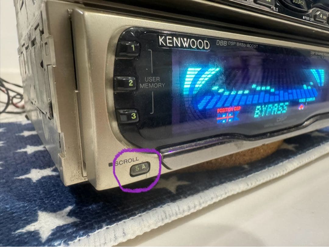 ジャンク）ケンウッド CD カセット ヘッドユニットZ707 X707 - メルカリ