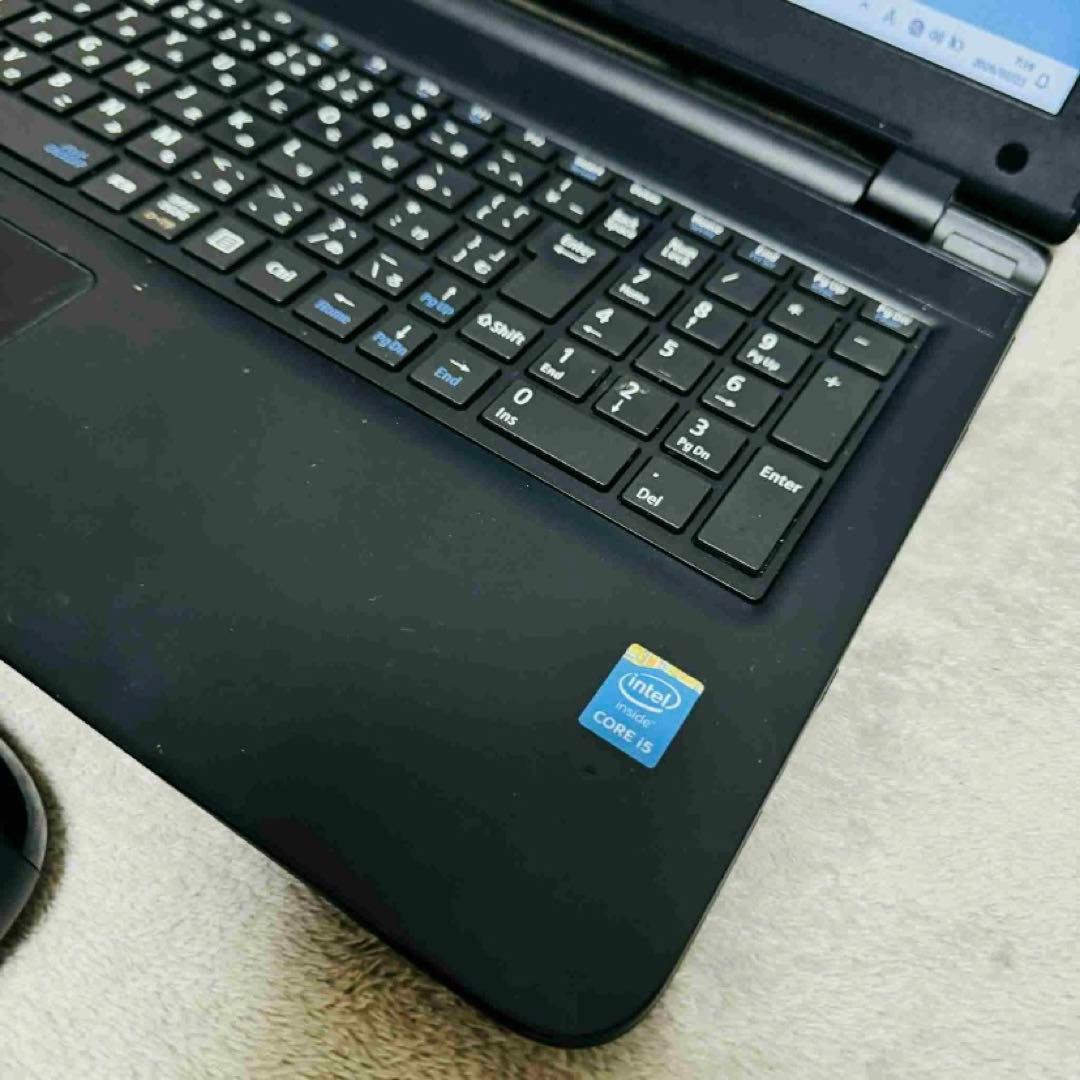 S274 NECノートパソコン i5メモリ8G高速Windows11オフィス付き - メルカリ