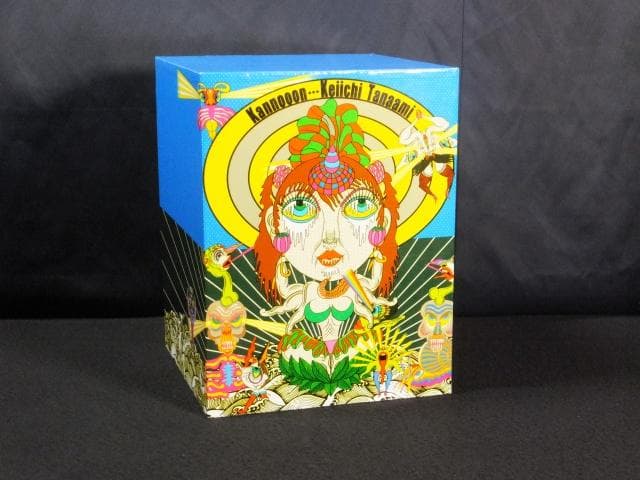 現代美術 田名網敬一 直筆サイン『KANNON観音菩薩像』立体ペイント