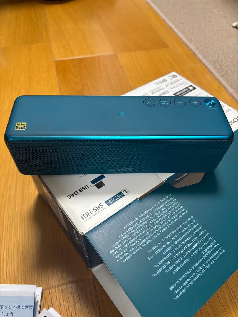 SONY SRS-HG1 ワイヤレススピーカー 青 SRS-HG1（SONY） | Bluetoothに魅せられた男のブログ