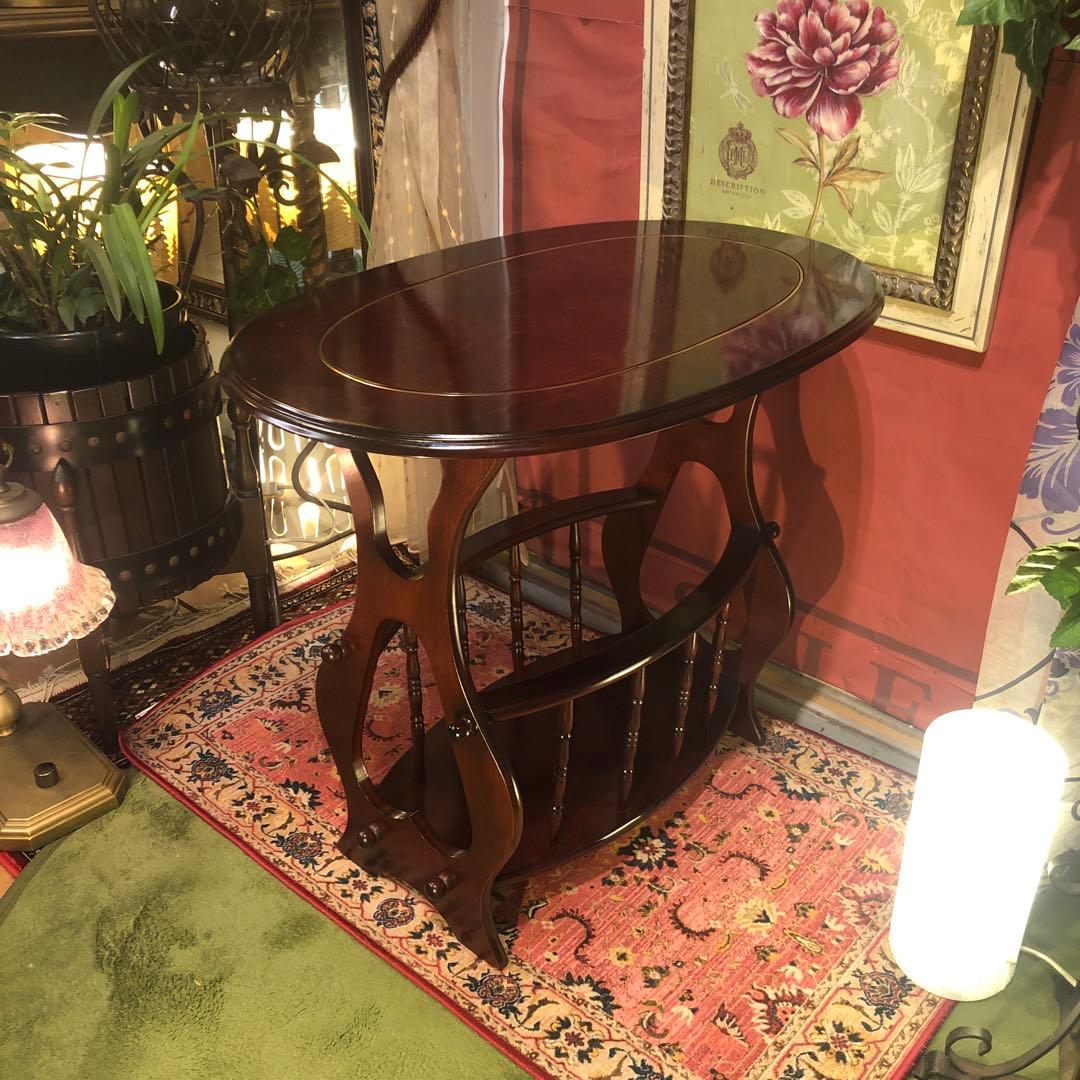 Sale 70's ヴィンテージ スピンドルポスト ラック サイドテーブル