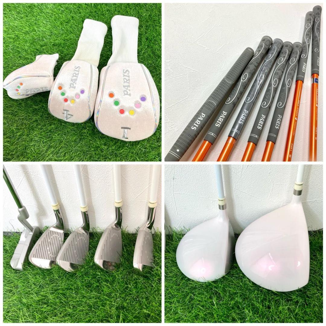 レディース パリス エレガントゴルファー ゴルフクラブ7本セット L