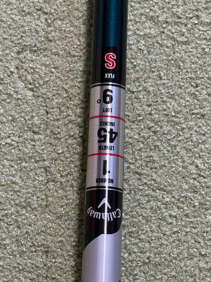 希少！やや短尺 新品 キャロウェイ ベンタス グリーン 5S ドライバー