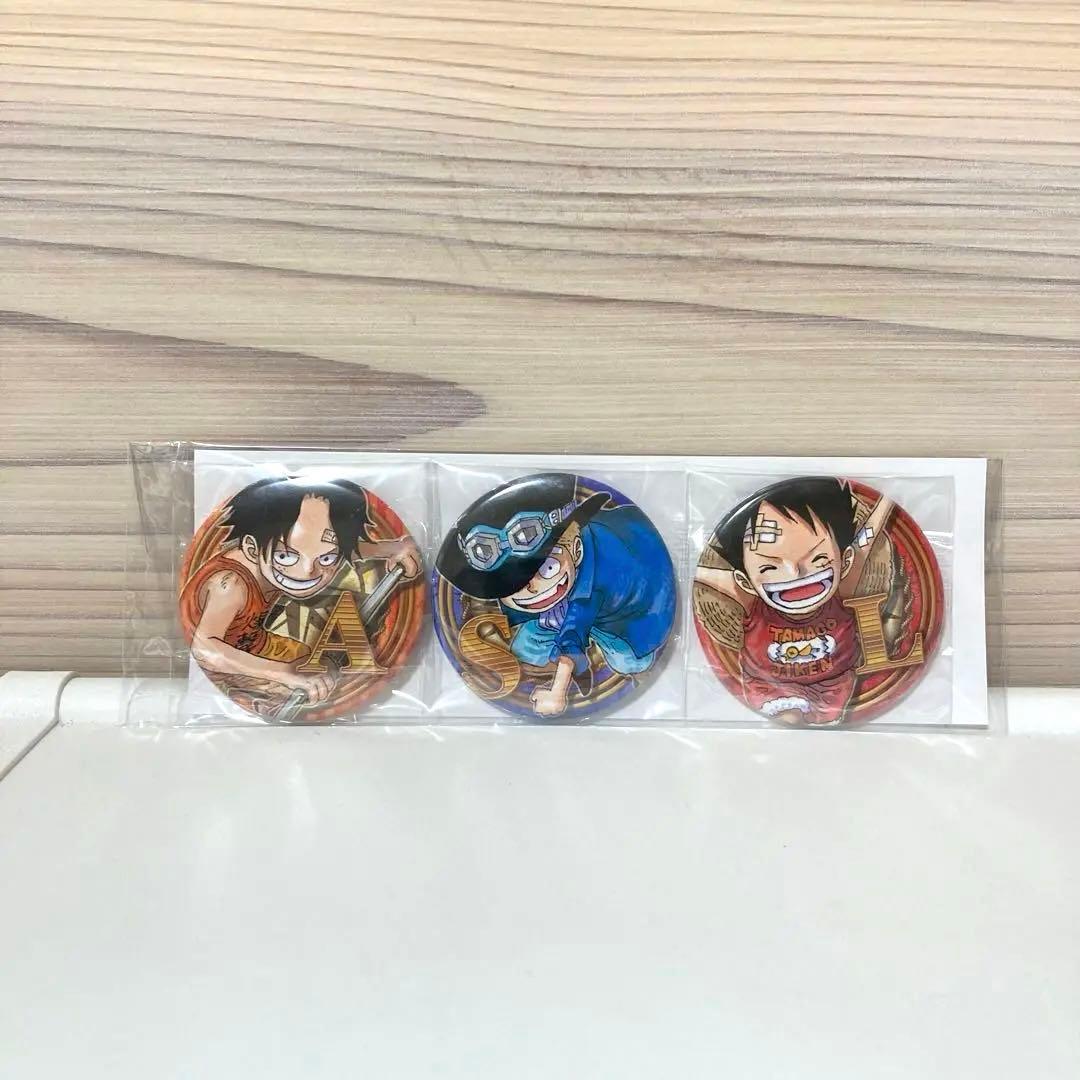 ワンピース☆三兄弟セット☆ジャンプフェスタ☆缶バッジ☆トートバッグ