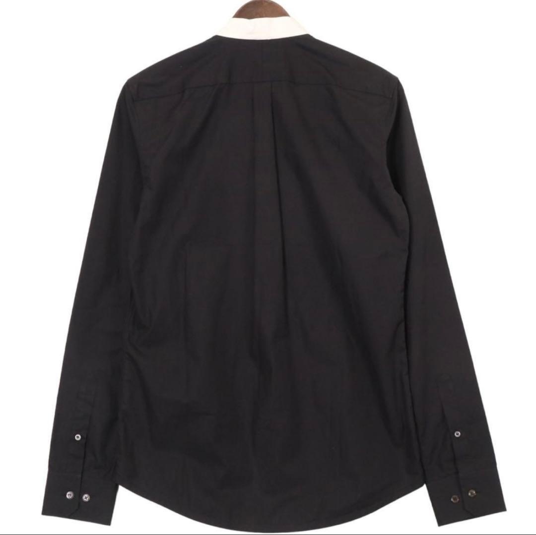 BALENCIAGA バレンシアガ ボウタイシャツ オーバーサイズ 黒白 常田