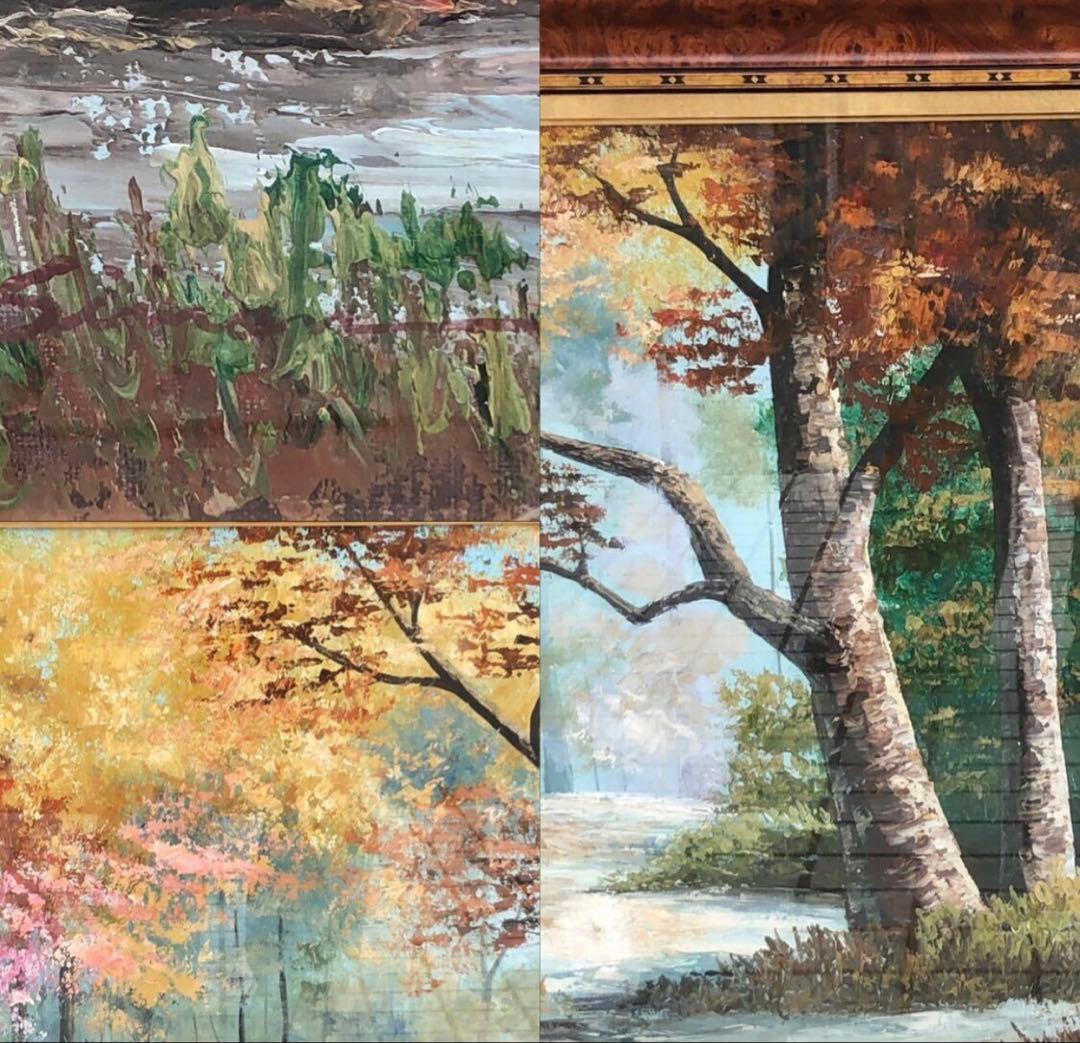 真作』サルトリ・マリア・ルイサ 風景画 /油絵 油彩画 絵画 イタリア