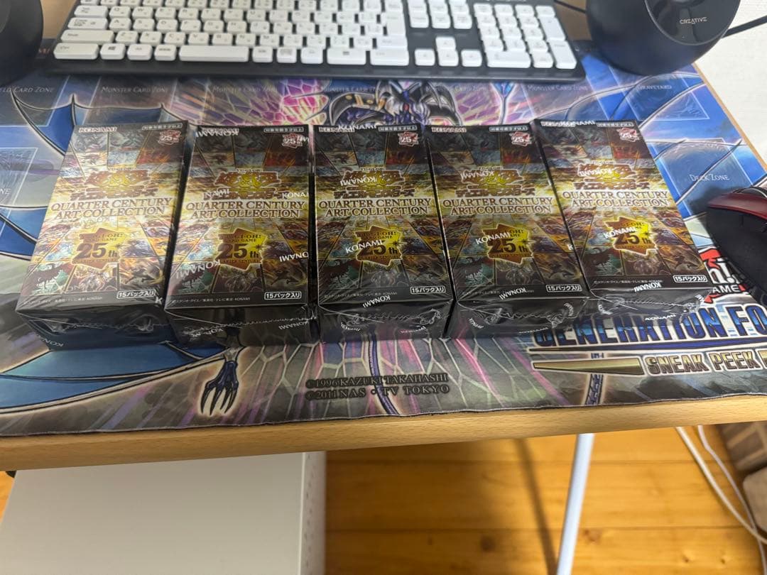 新品 QUARTER CENTURY ART COLLECTION 5BOX Yugioh Cards “Quarter Century Art Collection” QCAC-KR Booster Box