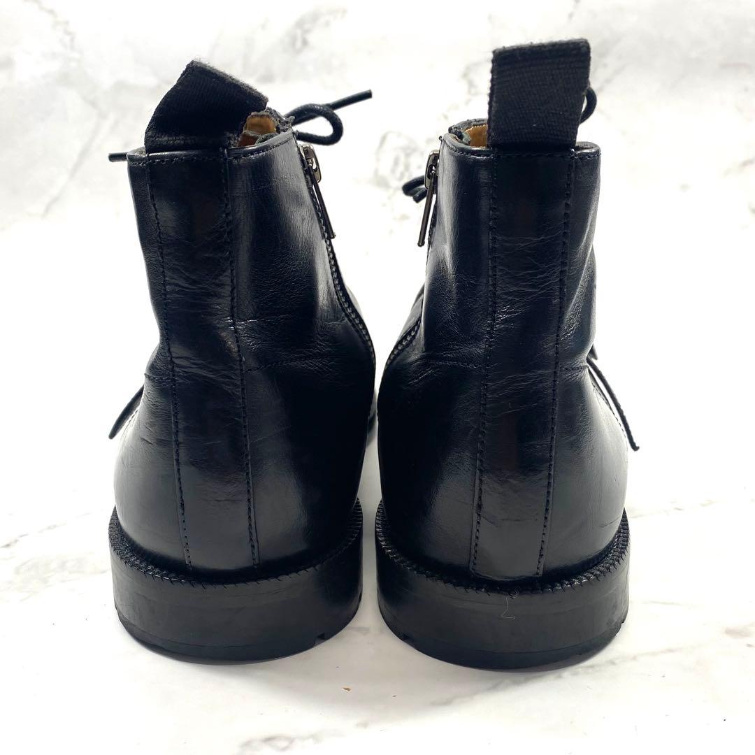 美品】alfredoBANNISTER ベルトデザイン ワークブーツ 黒 43 - メルカリ