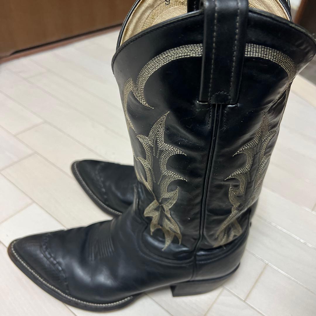 トニーラマ ウエスタンブーツ リザードトゥ刺繍入り26.5センチ - メルカリ