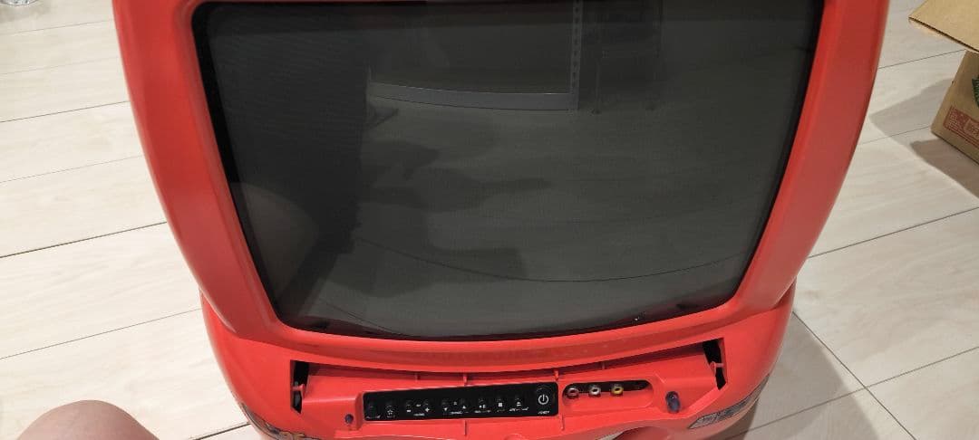 カーズ ブラウン管型テレビ DVDプレイヤー付き 動作未確認 インテリア