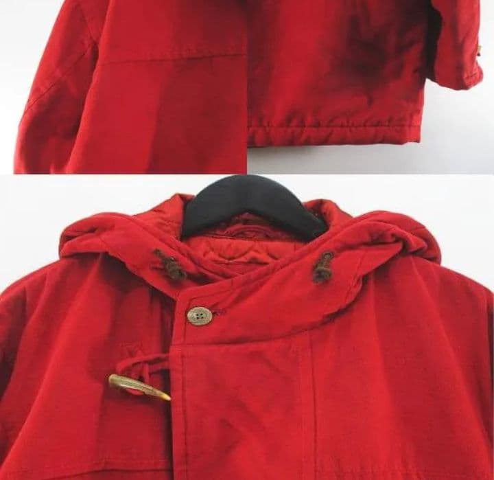 クリスチャンディオール Christian Dior 赤 ダッフルコート レッド