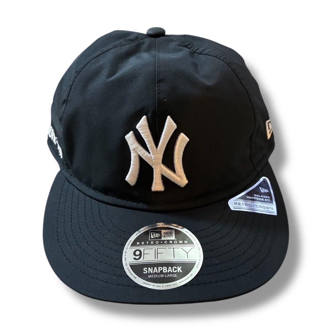 New Era 9FIFTY GORE-TEX ブラックキャップ NEW ERA - BLACK 9FIFTY RETRO-CROWN GORE-TEX CAP – LE LABO STORE