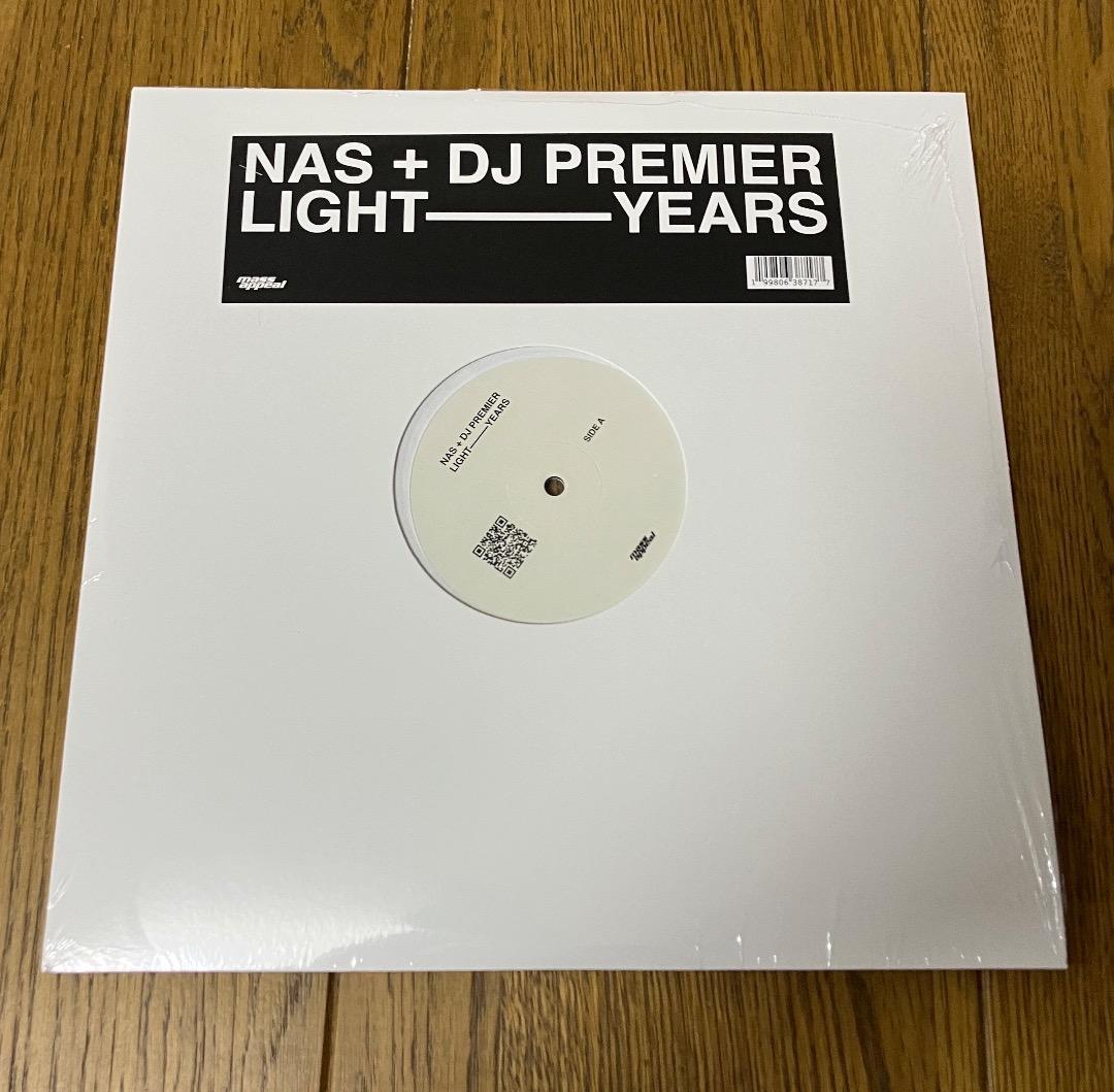Nas & DJ Premier / Light-Years 2LP ブラック Nas x DJ Premier - Light-Years (2xLP - Clear w/ Black Swirl Vinyl