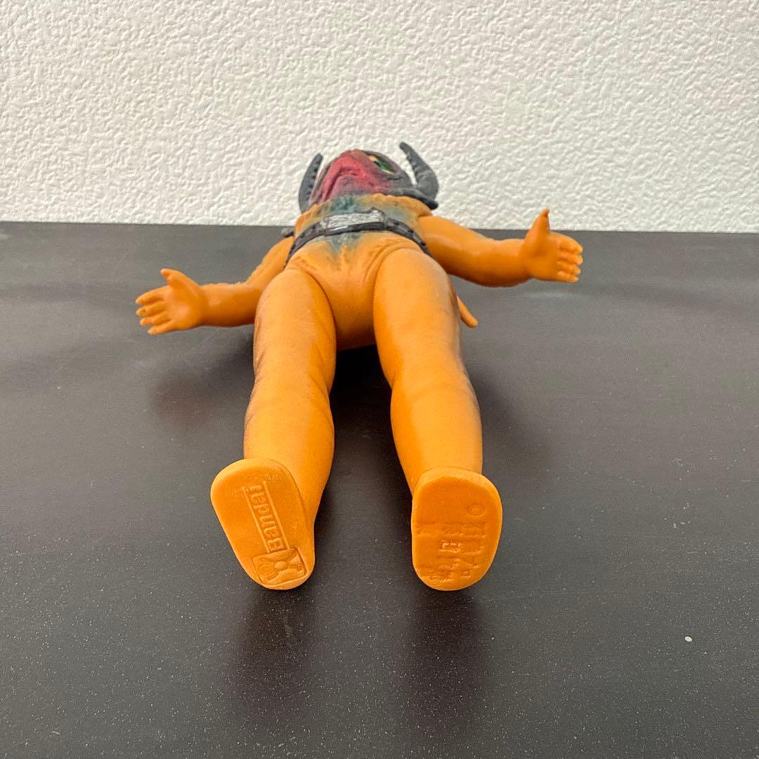 当時物 旧バンダイ 仮面ライダー 怪人 地獄サンダー ソフビ - メルカリ