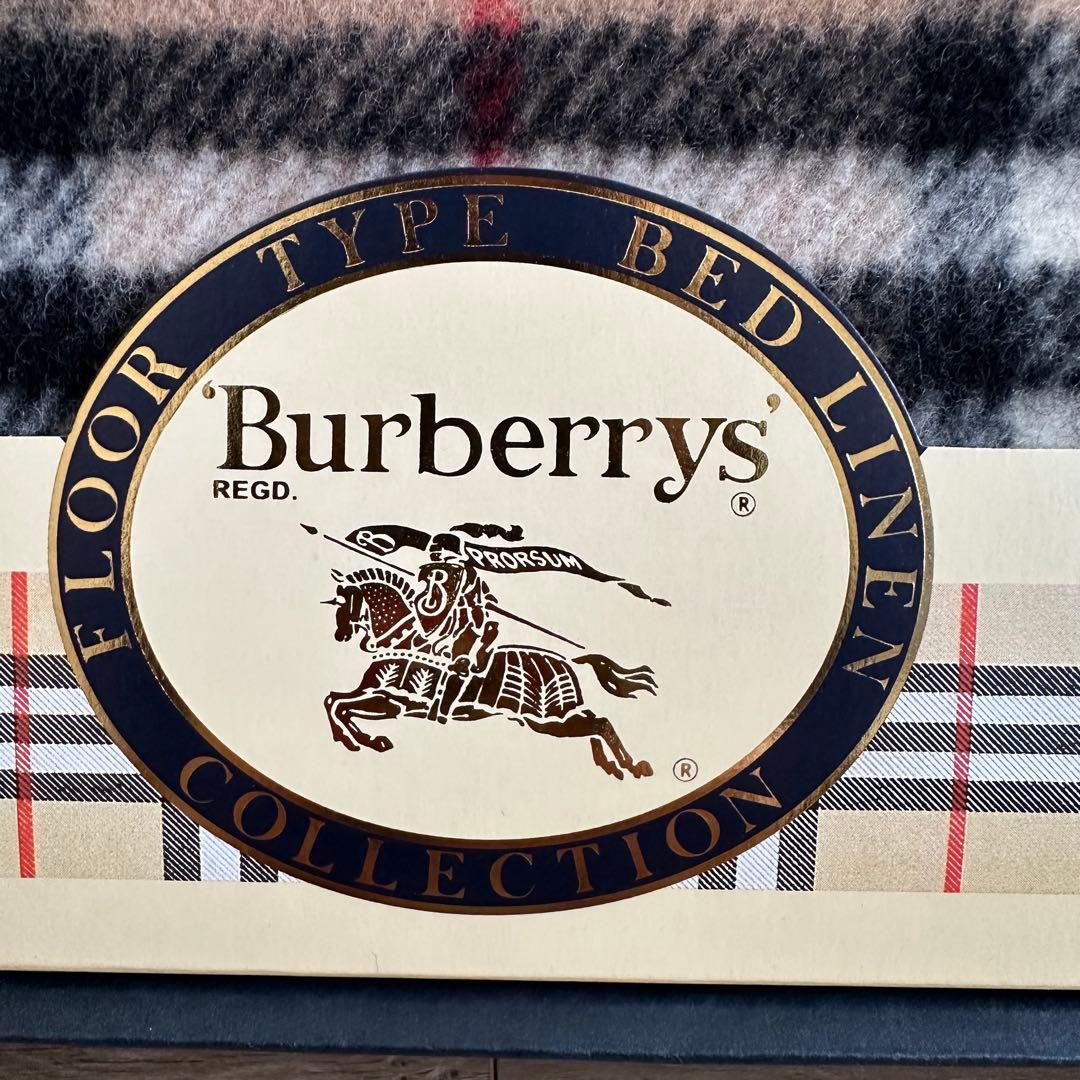 未使用 Burberry 純毛毛布 ノバチェック柄 ベージュ 140×200 - メルカリ