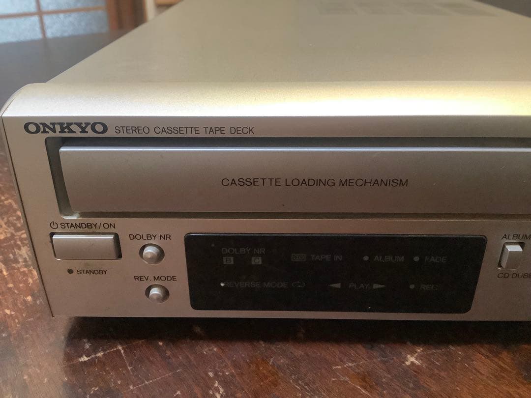 ジャンク品】ONKYO カセットデッキK-V77 - メルカリ