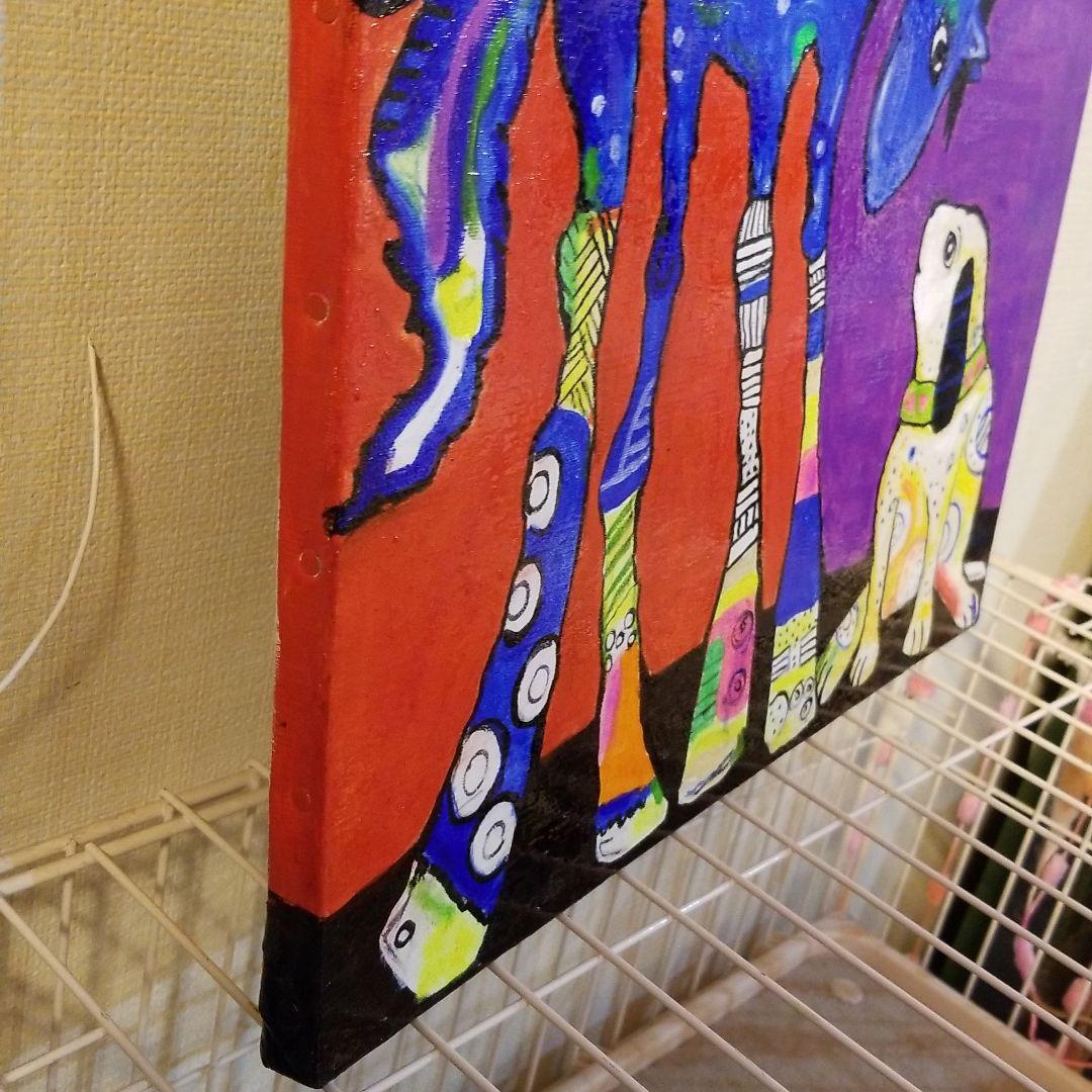 油絵 FUUTA様専用確認 ベストフレンド馬*犬 - メルカリ