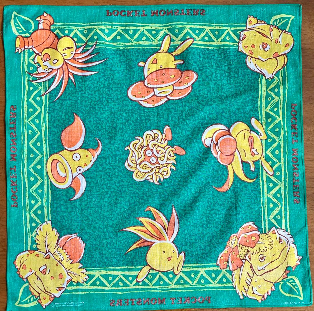 ポケモン初代 バンダナ2枚 草・じめんタイプ - メルカリ