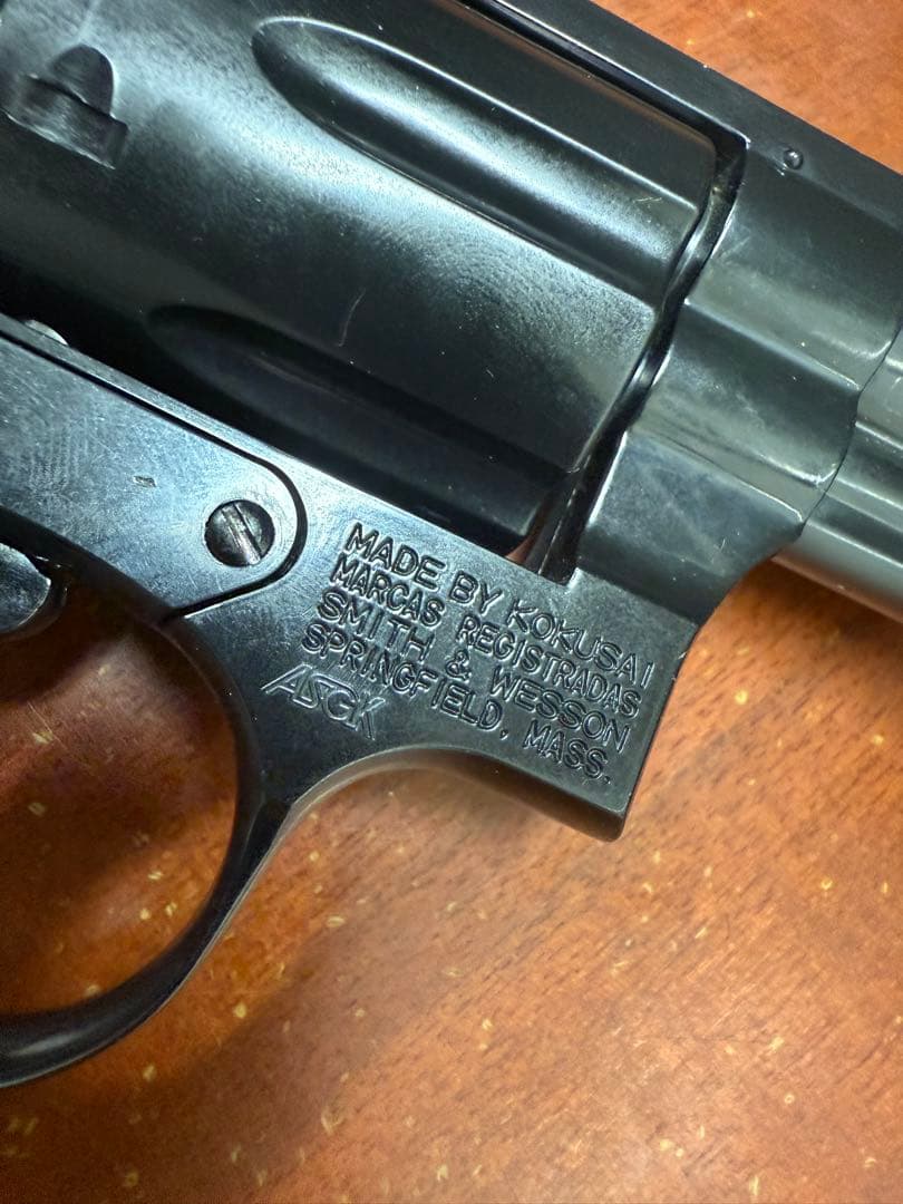 コクサイ S&W 357マグナム モデルガン ASGK刻印 ジャンク扱
