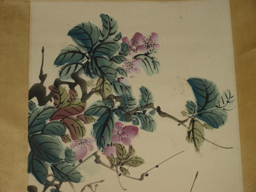 骨董掛け軸】美女図 中国 田世光作 近代 肉筆保證 BD177A10-3