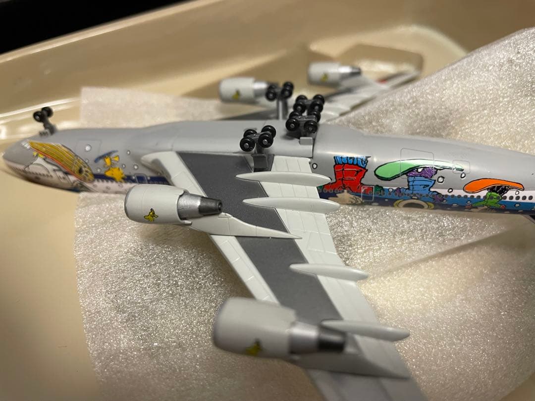 ANA ボーイング747−400D スヌーピー フライングカラーズ