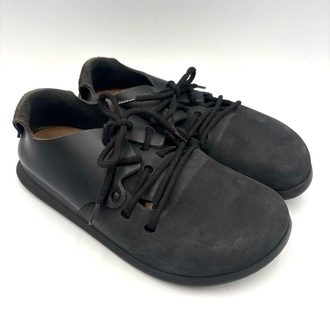 ✨美品✨ビルケンシュトック モンタナ【23cm】ブラック レザー スエード 極美品✨ビルケンシュトック モンタナ ガラスレザー シャイニー