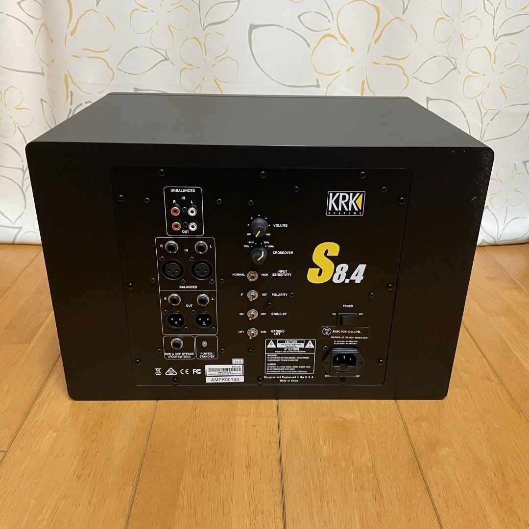 KRK S8.4 パワードサブウーファー - メルカリ