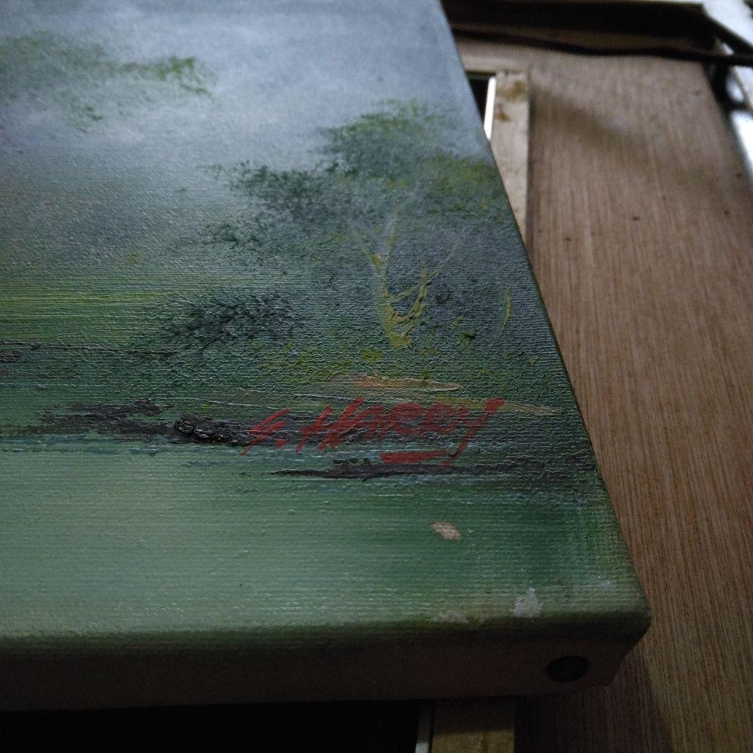1382S Harry油絵S・ハリー風景画絵画林川
