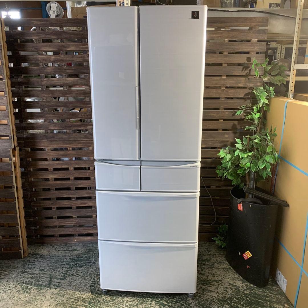 J258R SHARP 6ドア冷凍冷蔵庫 SJ-PF46C-H 2017年製 SJ-MF46J | 冷蔵庫：シャープ