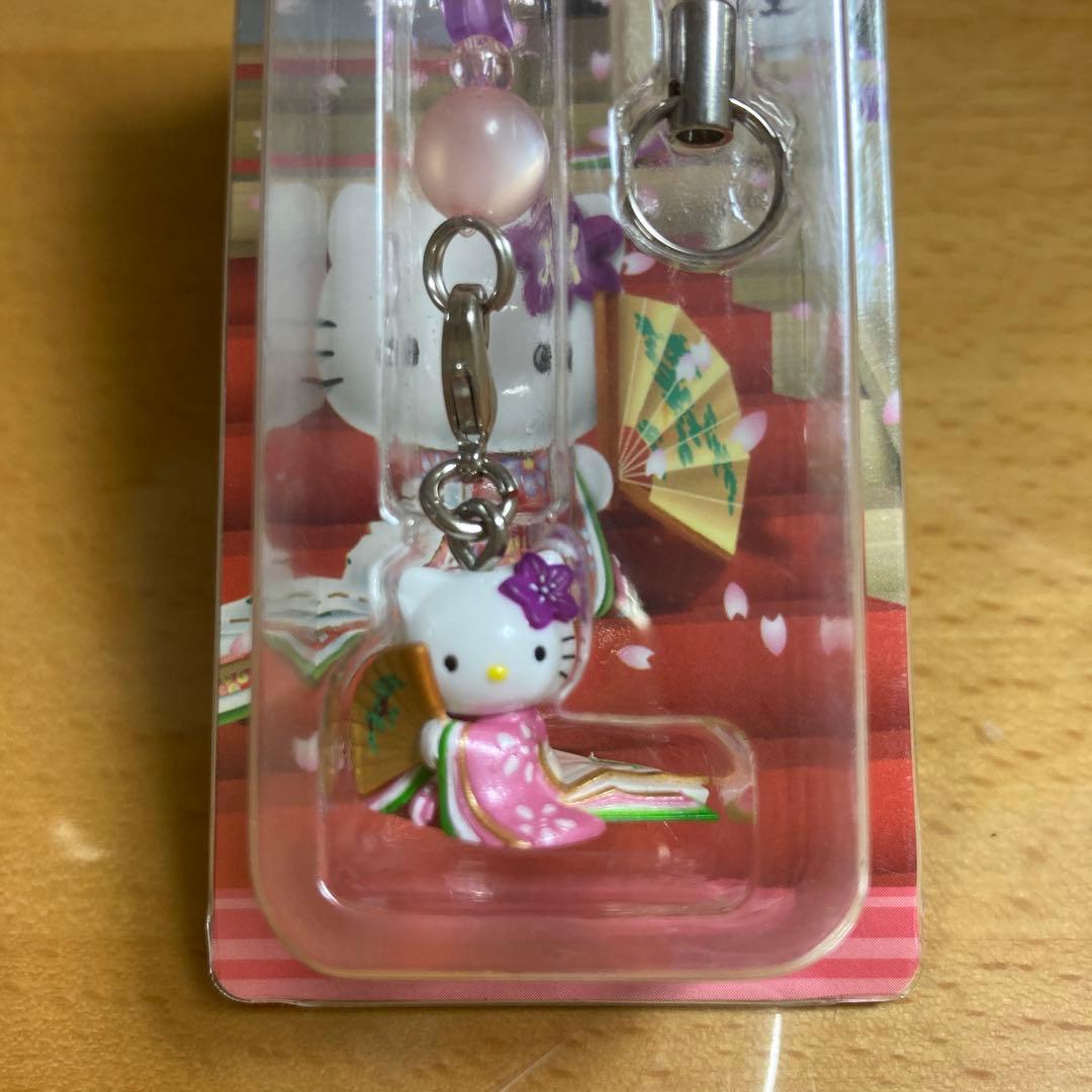 未使用 / 京都府 十二単キティ 限定品】サンリオ ハローキティ 根付け