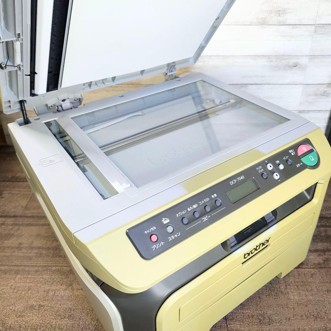 動作確認済】Brother A4モノクロレーザーJUSTIO DCP-7040 - メルカリ