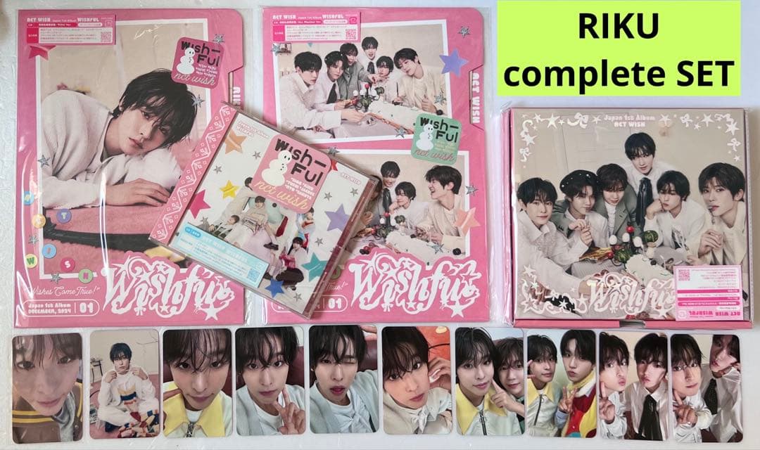 NCT WISH WISHFUL RIKU コンプリートSETトレカ10枚付 jp.ktown4u.com : NCT WISH - [CONCERT TOUR [INTO THE WISH : Our