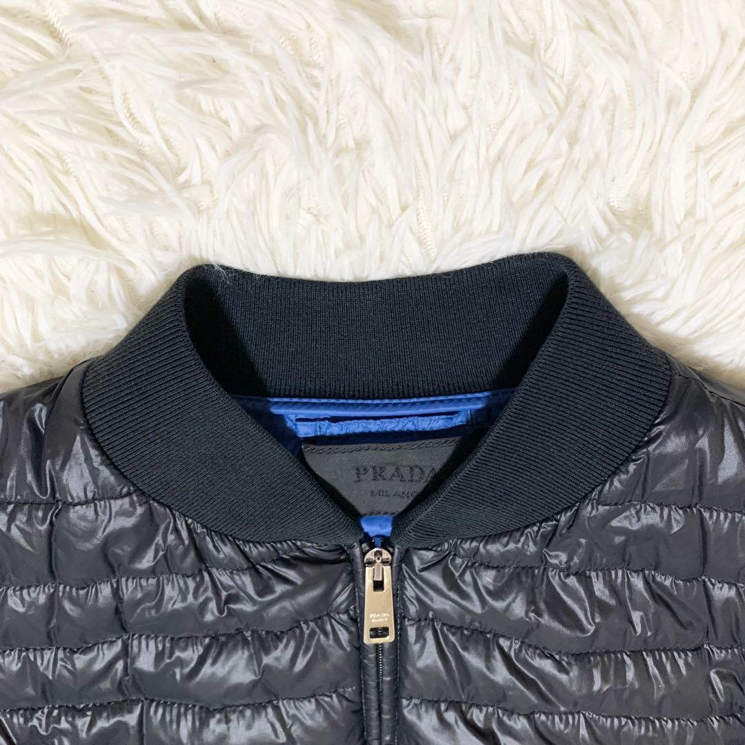 aks様専用】プラダ ボンバー SGH827 ロゴプレート ブラック 46 - メルカリ